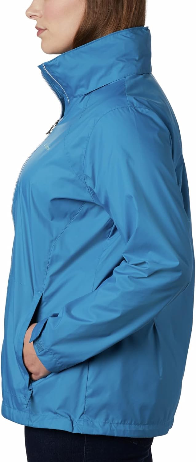Columbia Damen Switchback III Jacket Wasserdichte Regenjacke (1er Pack) M Dunkler Pool, M Dunkler Po