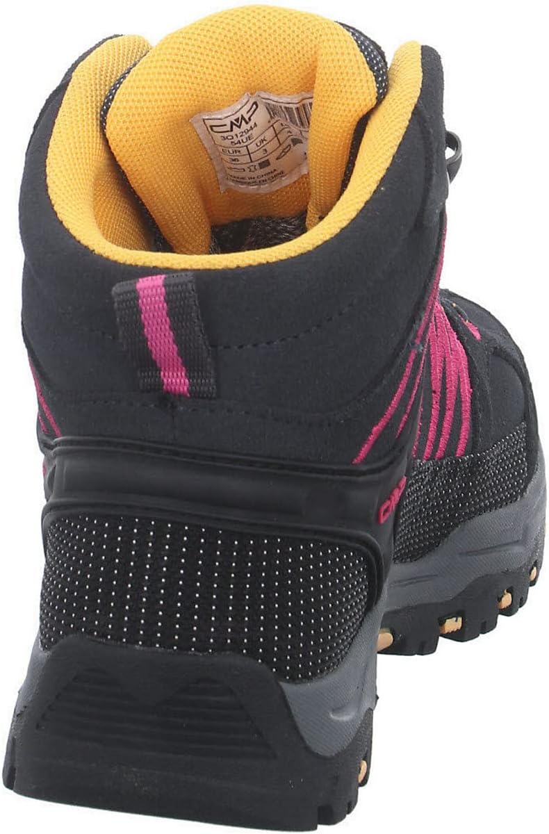 CMP Unisex Kinder Kids Rigel Mid Trekking Shoe Wp Trekking- & Wanderschuhe 34 EU Antracite Bouganvil