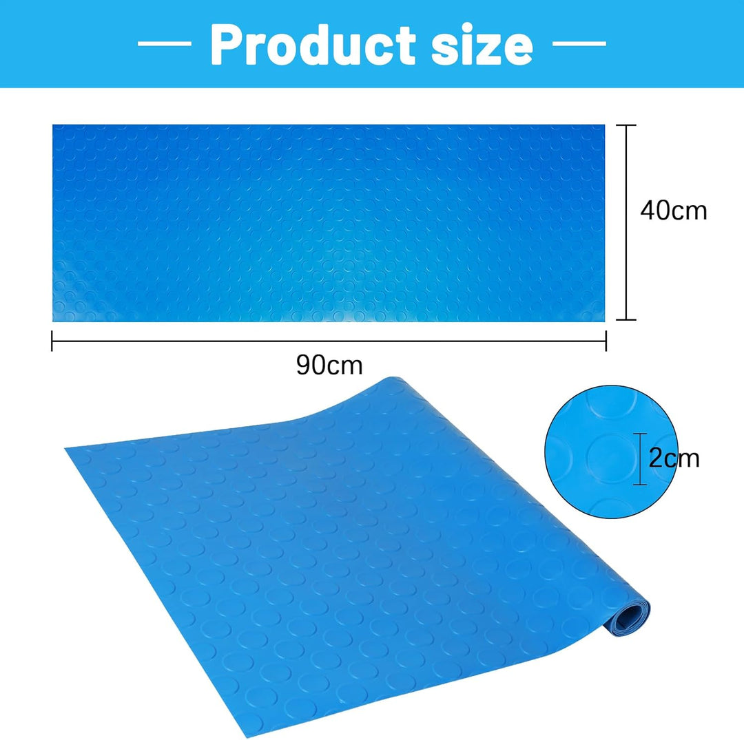 LALAGO Schwimmbadleitermatte, 40x90 cm, Gross Schwimmleitermatte, Poolleitermatte mit Rutschfester T