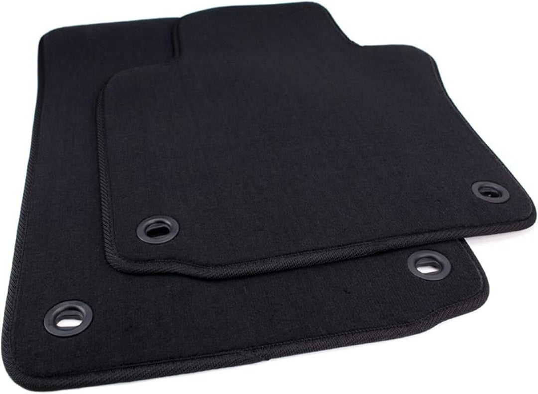 Kfzpremiumteile24 Fussmatten Velours Kompatibel mit Golf 5 1K Golf 6 5K Jetta Scirocco Automatten Pr