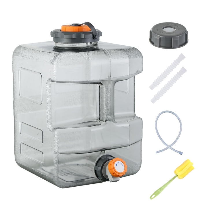 8-20L Wasserbehälter mit Hahn, Camping Wasserkanister kompatibel mit elektrischen Wasserpumpen, Trag