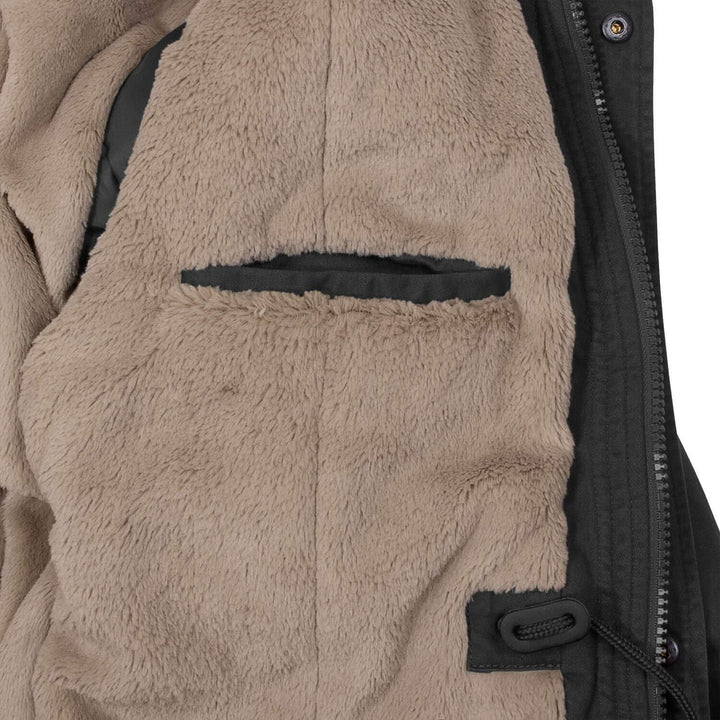 bw-online-shop Winterparka Fishtail mit Futter Herren Parka Jacke XS Schwarz, XS Schwarz