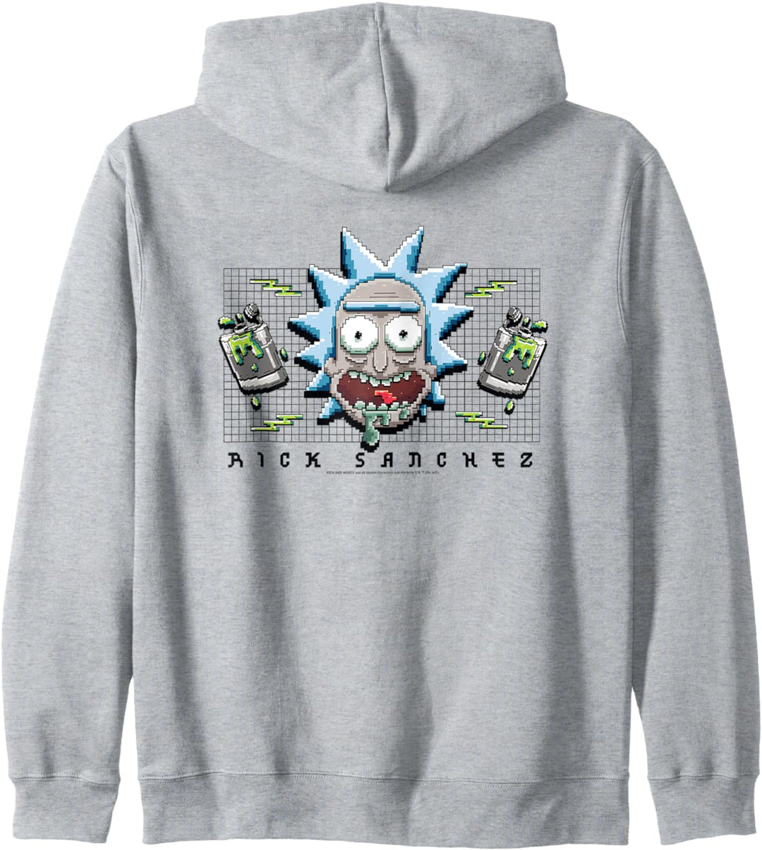 Rick and Morty Pixel Rick Kapuzenjacke