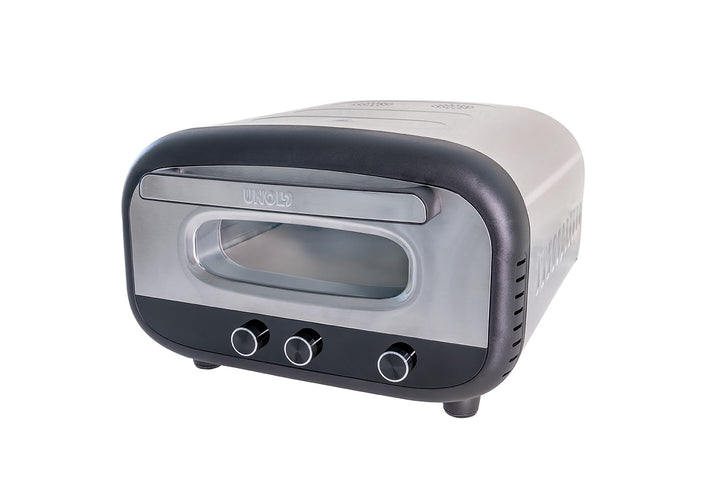 Unold 68806 Pizzaofen Alfredo – Elektrischer Pizzaofen ohne Gas inkl Zubehör, 2min Backzeit mit Pizz