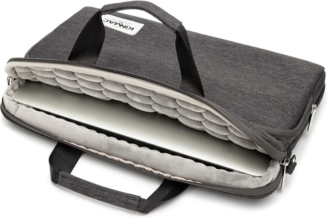 Kinmac 360 Degree Laptop Messenger Shoulder Bag 11 inch-13.5 inch Schwarz, 11 inch-13.5 inch Schwarz