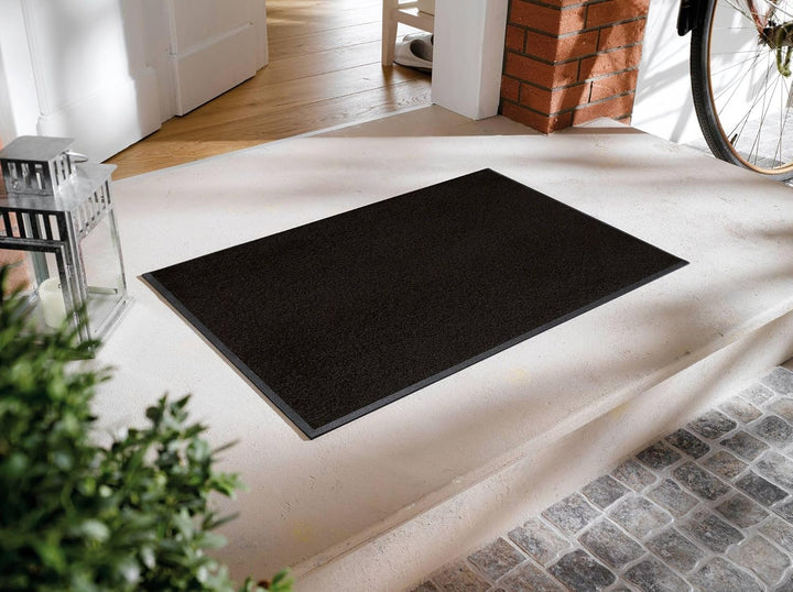 wash+dry Fussmatte, Raven Black 75x120 cm, innen und aussen, waschbar, 75x120 cm