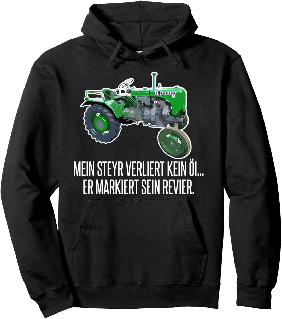 Steyr Oldtimer Traktor Fan Pullover Hoodie