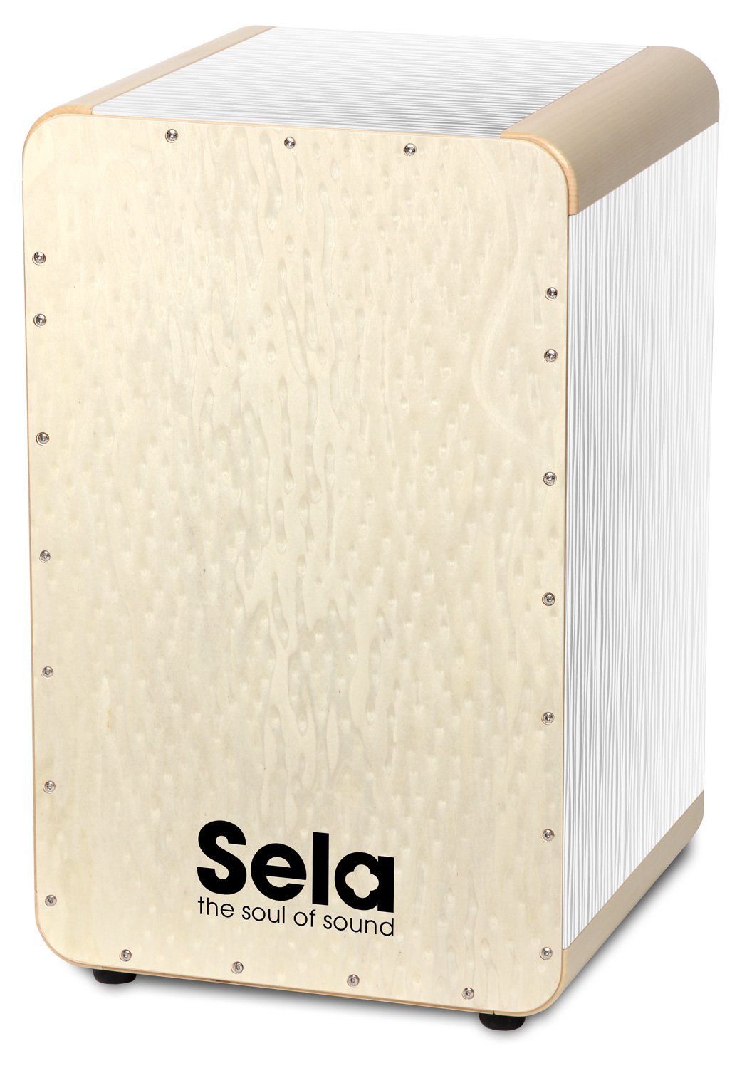 Sela Wave White Pearl SE 021 - spezialbeschichteter 15 mm Birkenkorpus, herausnehmbare Snare, Wave W