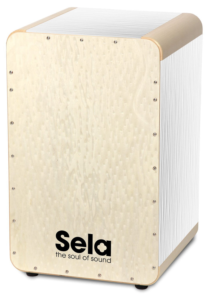 Sela Wave White Pearl SE 021 - spezialbeschichteter 15 mm Birkenkorpus, herausnehmbare Snare, Wave W