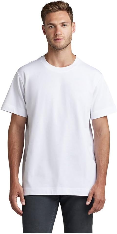 G-STAR Herren Essential Loose T-Shirt L Weiss (White D22769-d347-110), L Wei&#xDF; (White D22769-d34