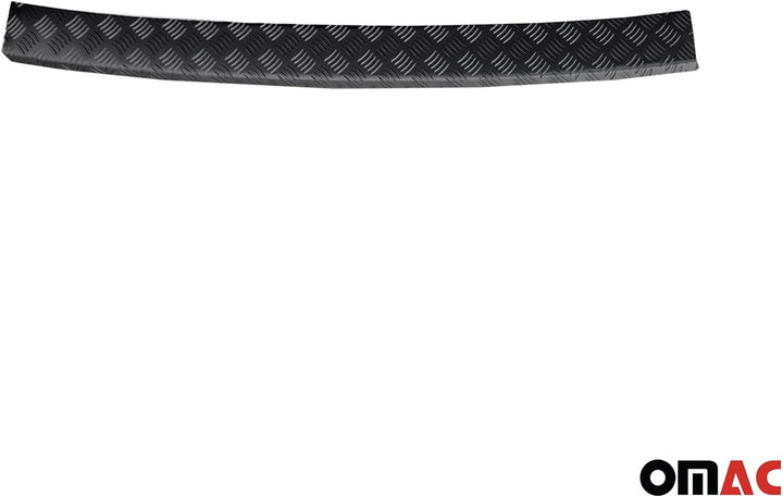 OMAC Ladekantenschutz Stossstange für VW T6 T6.1 ab 2015 Doppeflügel Alu Schwarz T6 Doppelflügeltür