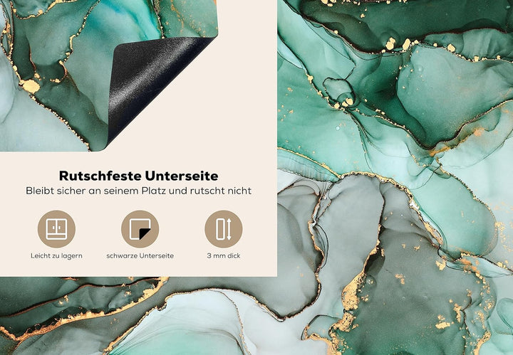 KitchenYeah© Herdabdeckplatte Einteilig Ceranfeld Abdeckplatte Küche Deko Ceranfeldabdeckung Herdabd