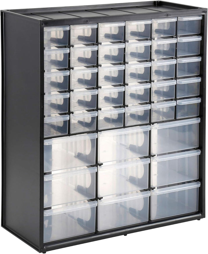 Stanley Aufbewahrungsbox (mit 39 Schubfächern, Masse 36.5 x 43.5 x 15.5 cm, geeignet für Wandmontage
