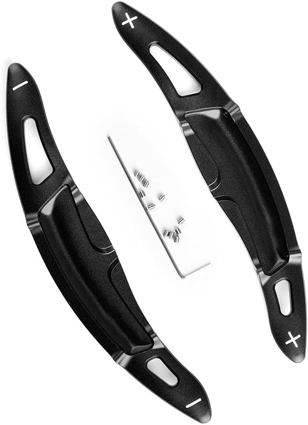 HIBEYO 2 Stücke für Porsche Lenkrad Schaltwippen Verlängerung Paddles Lenkrad für Porsche 718/918/91