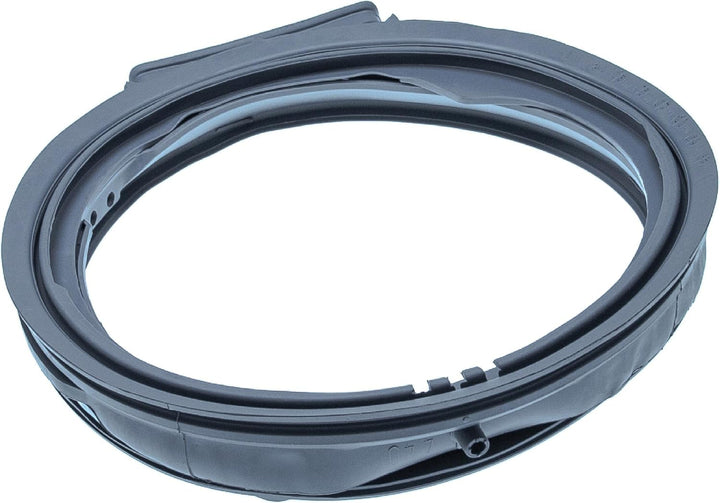 vhbw Türmanschette Ersatz für LG MDS64233201 für Waschtrockner - Gummi, Durchmesser 38 cm, Grau