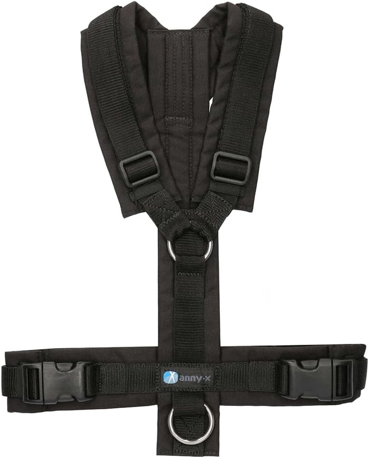 anny-x Brustgeschirr Fun schwarz schwarz - Grösse M schwarz-schwarz M-Standard, schwarz-schwarz M-St