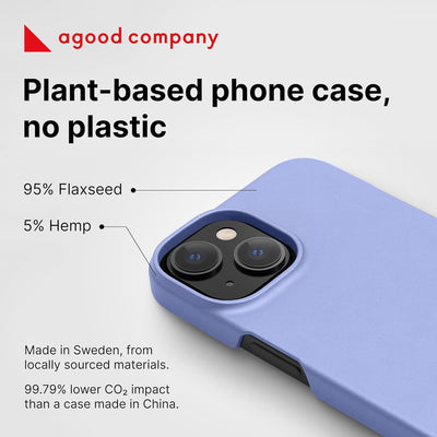 agood Company Pflanzliche Handyhülle, iPhone 13 Pro Hülle - Biologisch abbaubare Handyhülle - Schlan