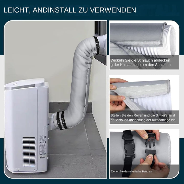 Klimaanlagen-Schlauchabdeckung Isolierung - Mobile AC-Abluftschlauch-Isolierhülse Für 12,7-15cm | St