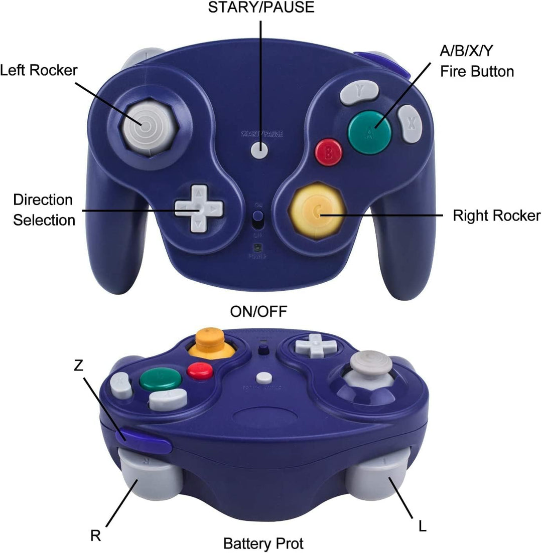 Wireless Gamecube Controller Ersatz 2.4G Bluetooth NGC Gamepad Joystick GC Controller Gamecube Pad G