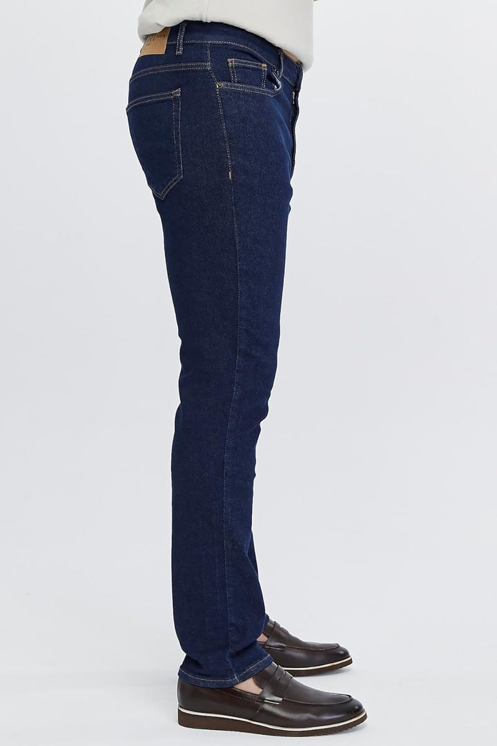 Herren Jeans Regular Fit, Stretch Jeanshose, Herren High Waist, Straight Cut, Basic Washed, Männer H
