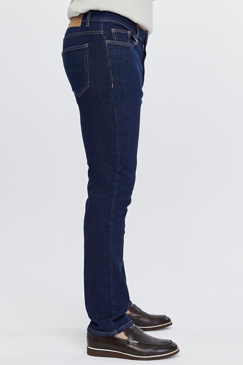 Herren Jeans Regular Fit, Stretch Jeanshose, Herren High Waist, Straight Cut, Basic Washed, Männer H