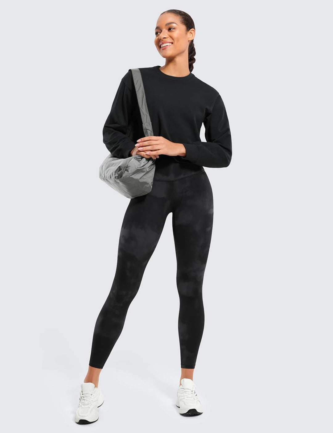 CRZ YOGA Butterluxe Damen High Waist Sport Leggings Blickdicht Yoga Leggins Sporthose Workout Gym Yo