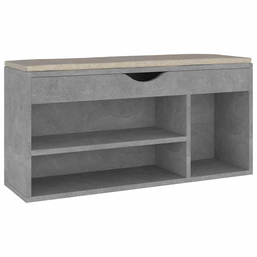 vidaXL Schuhbank mit Kissen Schuhschrank Sitzbank Sitztruhe Schuhablage Schuhregal Schuhtruhe Schuha