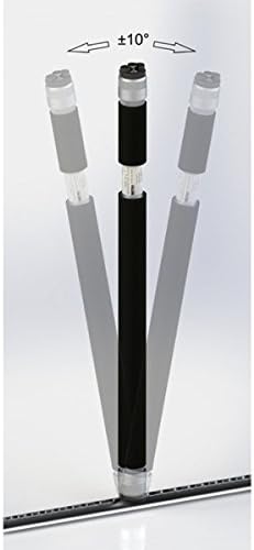 2 x Airline-Beam - Sperrbalken für Airlineschienen 1100-1550 mm, Ladungssicherung, Schutzüberzug sch