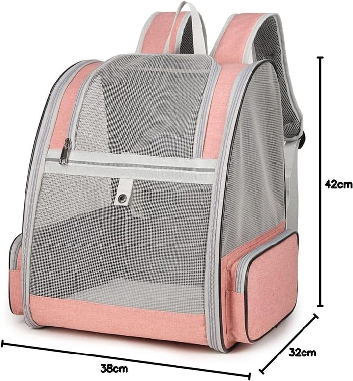 Haustiere Rucksack Transporttasche für Hunde Katzen 7.5kg, Grosse Tragbare Katzenrucksack Hunderucks