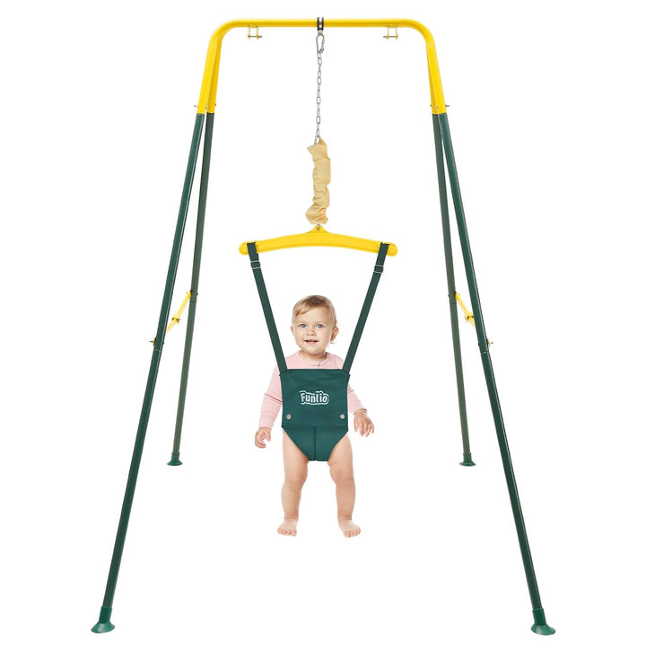 FUNLIO Baby Jumper Set Green Grüner, Grüner