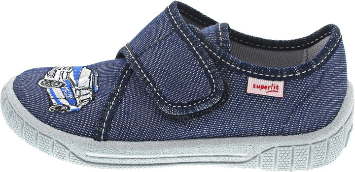 Superfit Jungen Bill Hausschuhe 1-800278 Hausschuhe 23 EU Blau Grau 8080, 23 EU Blau Grau 8080