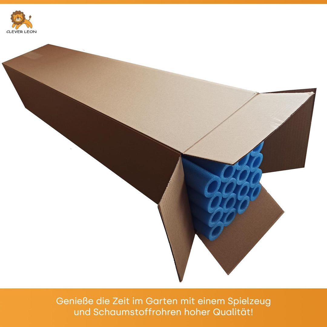 Trampolin Schaumstoff-Rohre 180 cm| Stangenschutz für Gartentrampolin universal | Schaumstoffabdecku