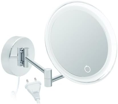 Libaro LED Kosmetikspiegel Siena Vergrösserungsspiegel 7 Fach Wandmontage Dimmerfunktion Auto-Off (m
