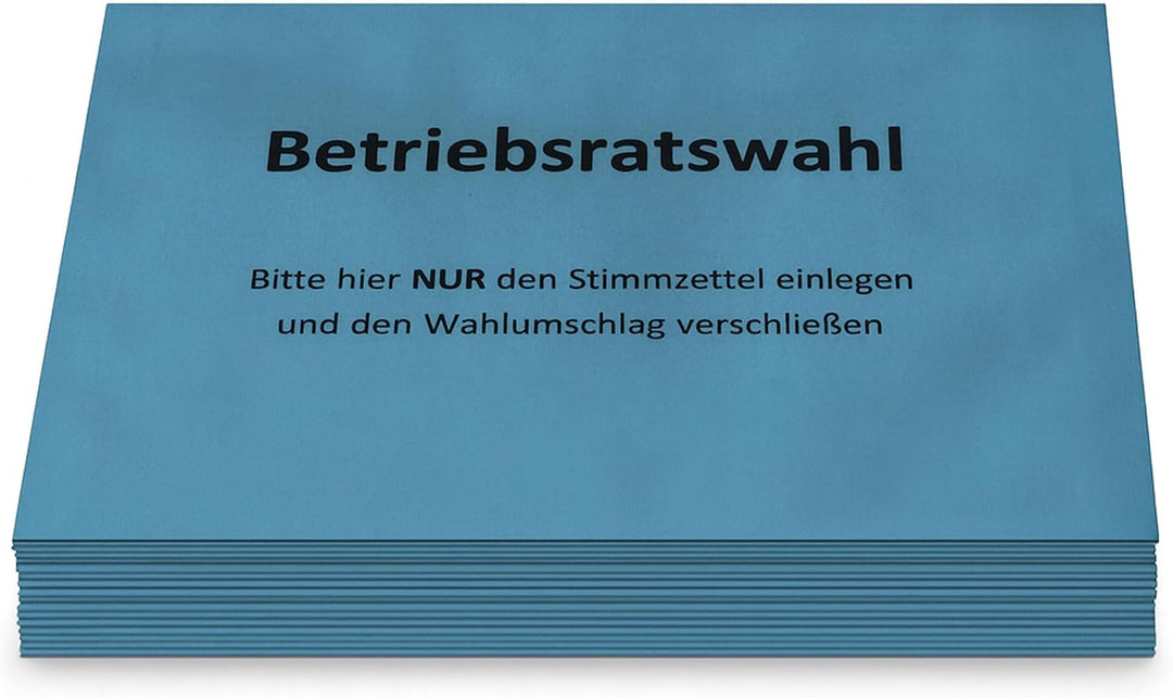 Betriebsratswahl – Innere Wahlumschläge C6 (162×114mm), Recyclingpapier 75g/m², nassklebend, ideal f