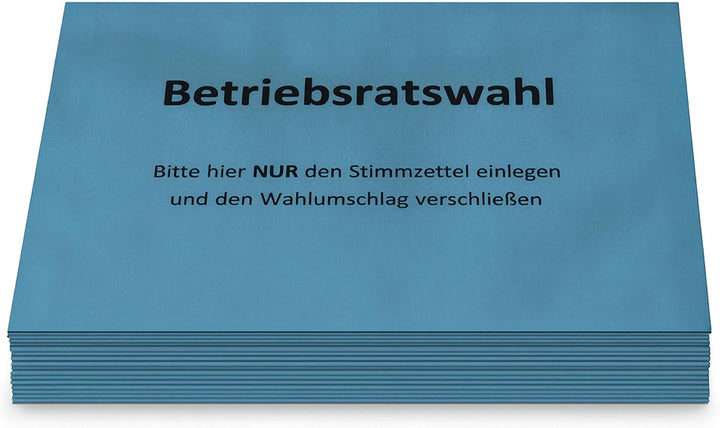 Betriebsratswahl – Innere Wahlumschläge C6 (162×114mm), Recyclingpapier 75g/m², nassklebend, ideal f