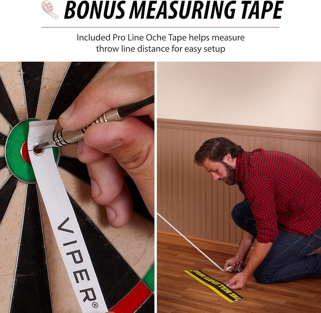 Viper QuickFit Dartboard-Halterung mit Viper Pro Line Oche Tape