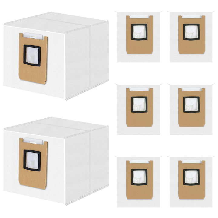 VIEWALL 8 Stück Staubbeutel kompatibel mit Eufy E25 Omni/E28 Omni/C28 Omni Roboterstaubsauger, 4-lag