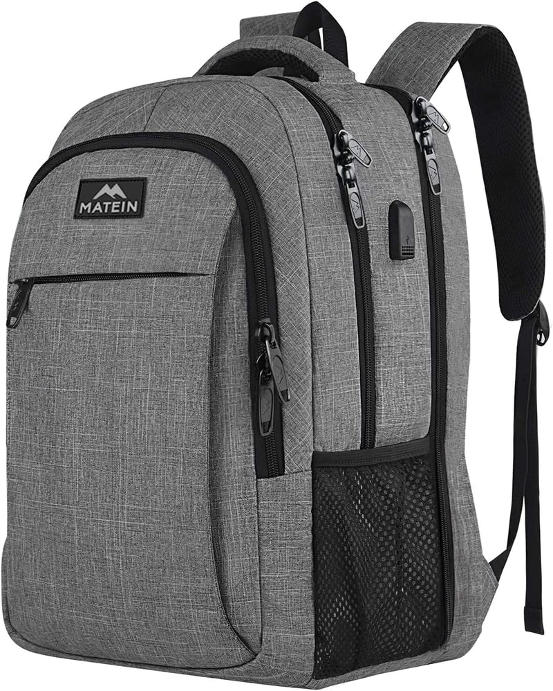 MATEIN Daypacks, Laptop Rucksäcke 17,3 Zoll Anti Diebstahl Tasche Herren Arbeit Rucksack College Day