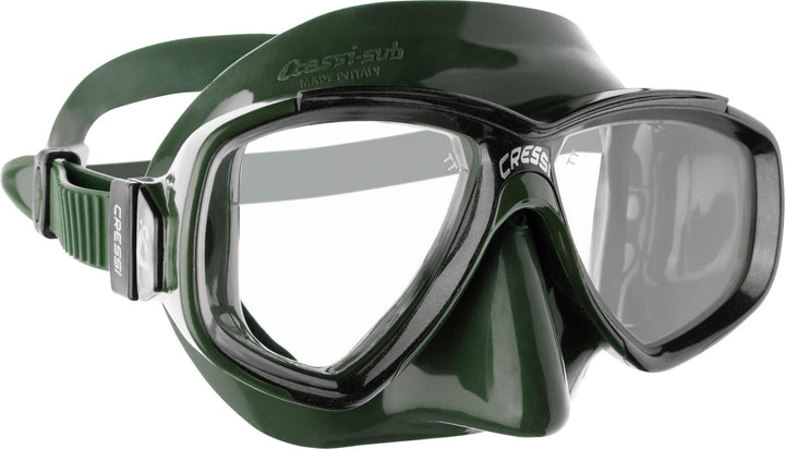 CRESSI Perla - Einzelne Maske oder Combi Set Maske + Schnorchel zum Tauchen und Schnorcheln, Einheit