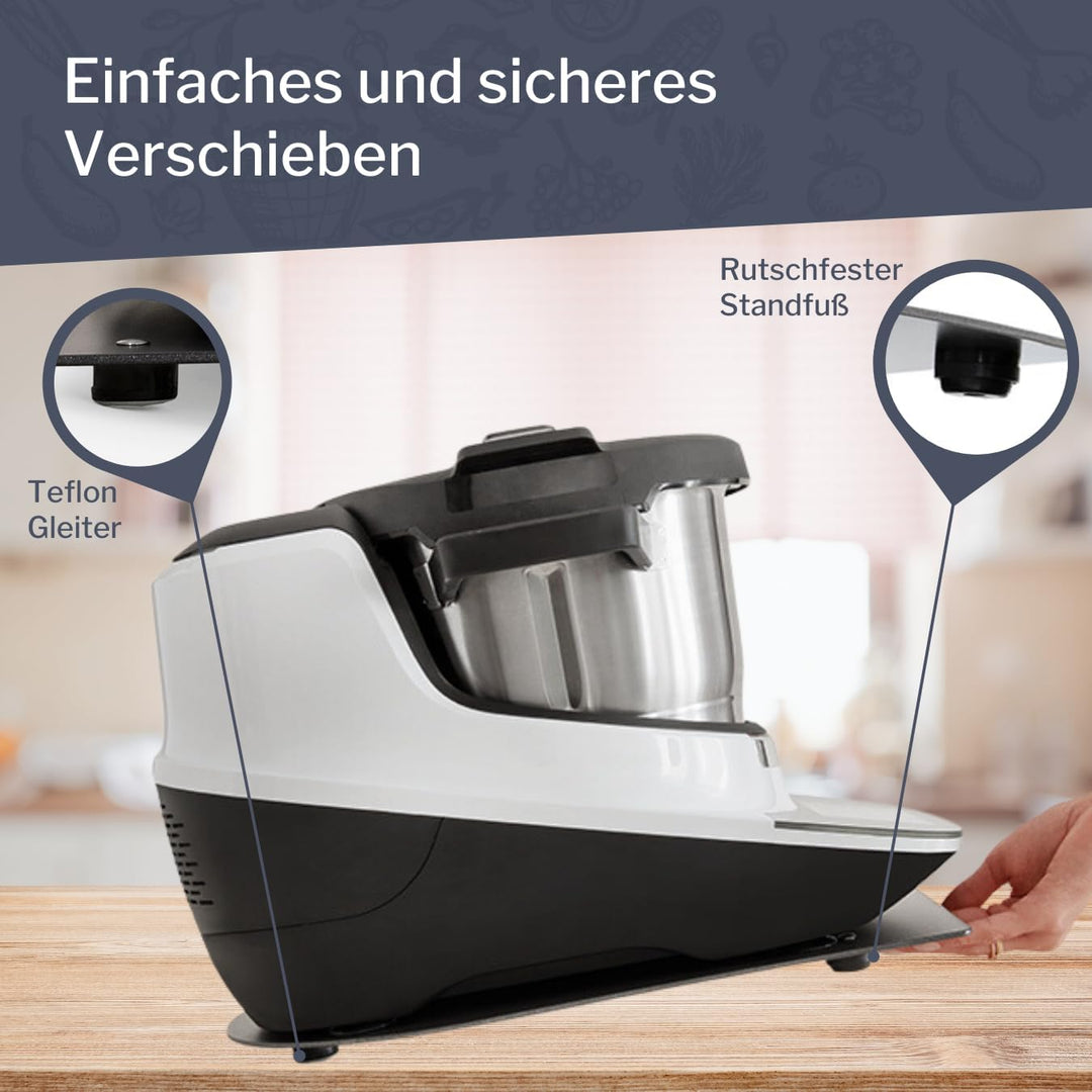 Gleitbrett passend für Bosch Cookit Küchenmaschine aus Metall