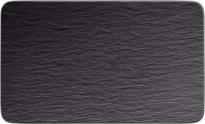 Villeroy & Boch - Manufacture Rock Multifunkionsteller rechteckig, schwarz Manufacture Rock Schale,