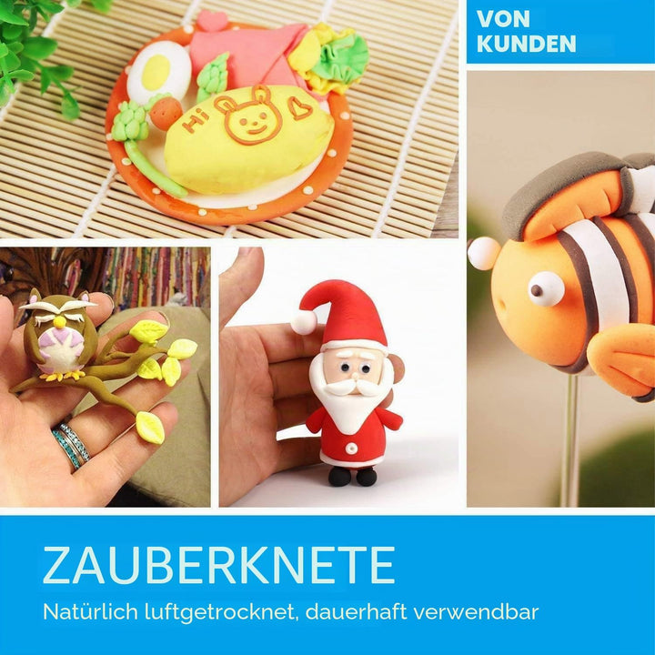 36 Farben Lufttrockener Ton, ultraleichter Modellier-Ton, LCHM Magic Clay DIY Kreativer Modellierung