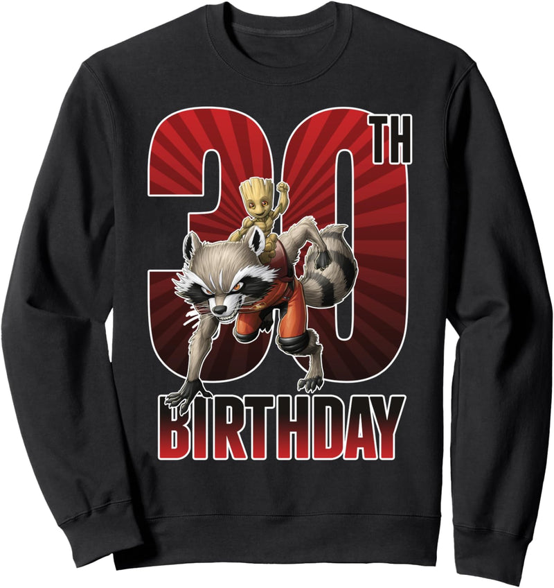 Marvel Guardians Of The Galaxy Rocket & Groot 30th Birthday Sweatshirt