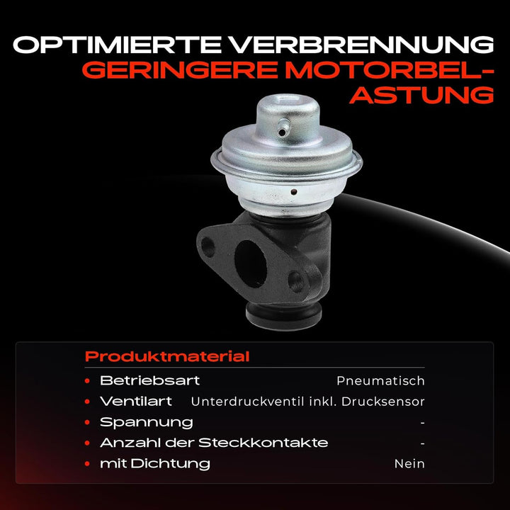 Frankberg AGR-Ventil für Movano J9 F9 Clio II BB Laguna I 556 K56 Master II JD Scénic I FA0 Trafic T