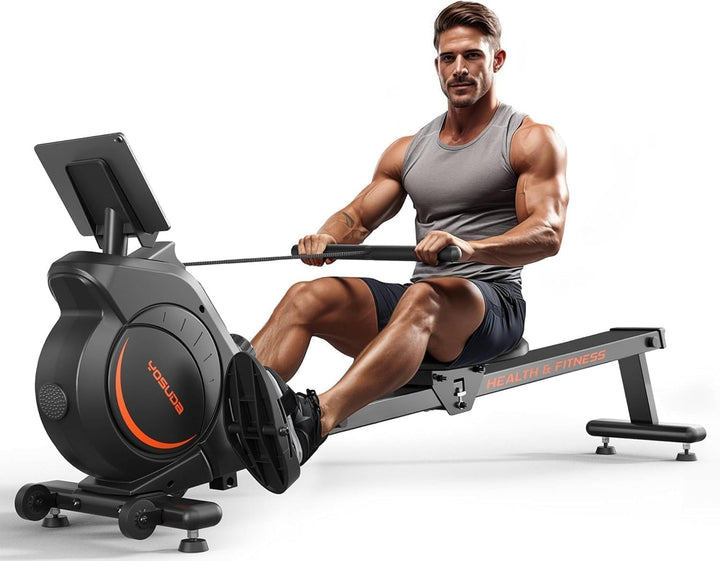 YOSUDA Testsieger Rudergerät für Zuhause, Ultraleise Magnetische Rudermaschine (Cardio-Training), 16