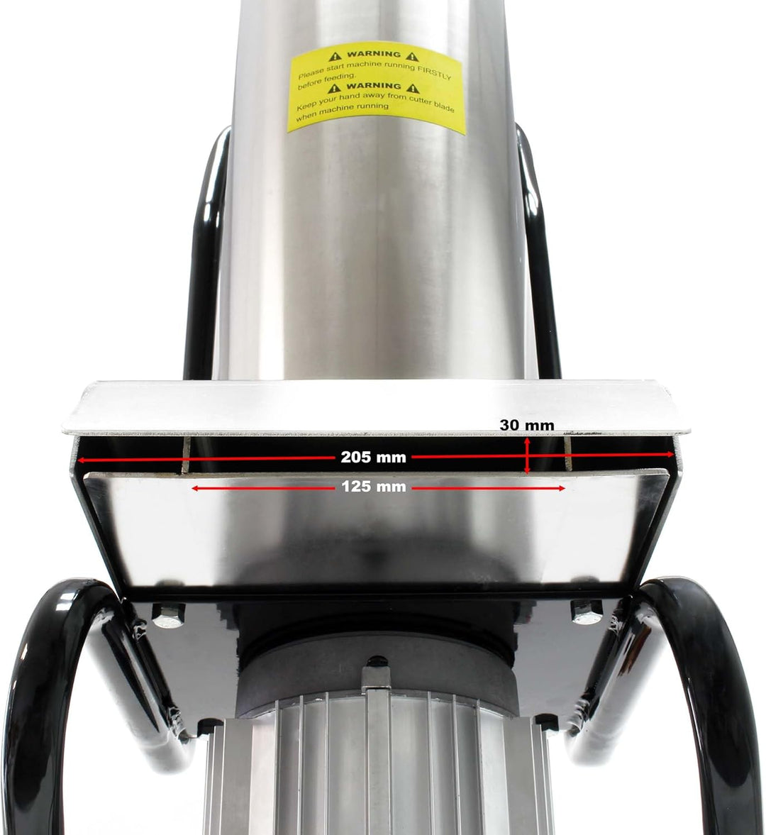Wiltec Kernobstschneidemühle aus Edelstahl, Obsthäcksler mit 1100W 1,5 PS 2800U/min, bis zu 1000 kg