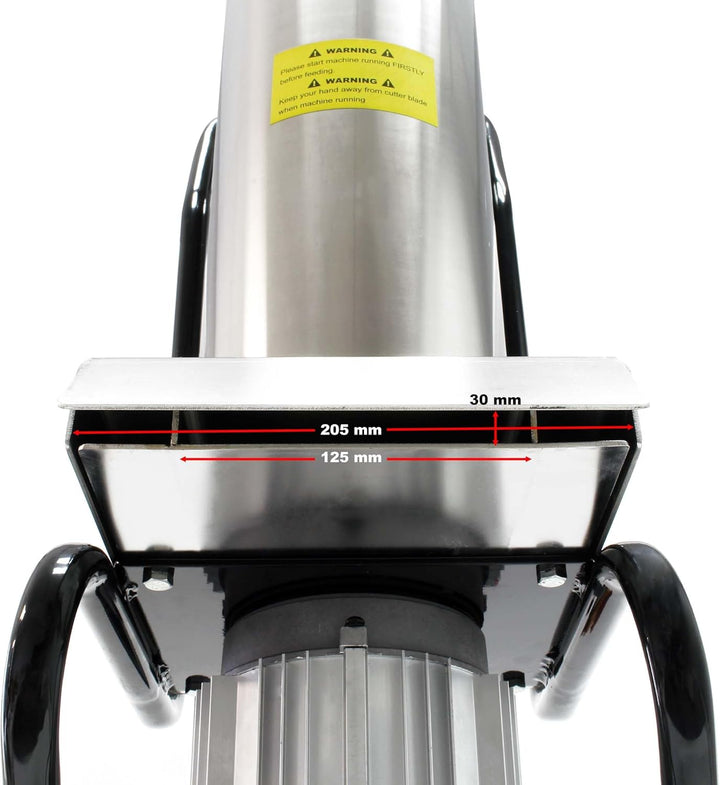 Wiltec Kernobstschneidemühle aus Edelstahl, Obsthäcksler mit 1100W 1,5 PS 2800U/min, bis zu 1000 kg