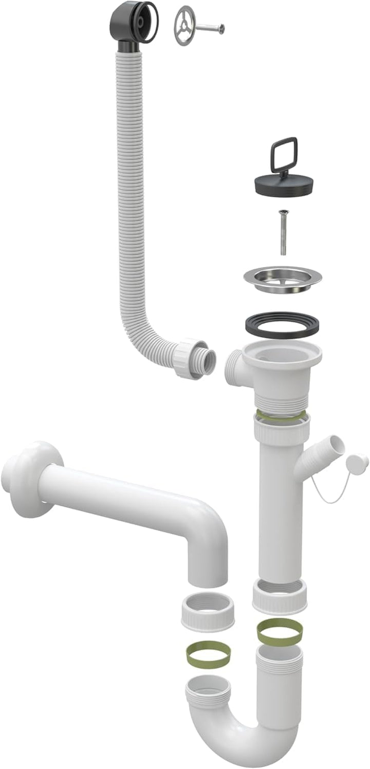 Ausgussbecken mit Platz für Seifenspender Garage Keller Werkstatt und Waschküche - Universal Waschtr