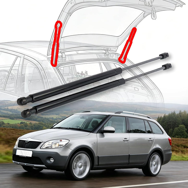 Heckklappendämpfer Kofferraumdämpfer Für Skoda Fabia/Fabia Scout Dämpfer für Heckklappe 5J6827550 5J