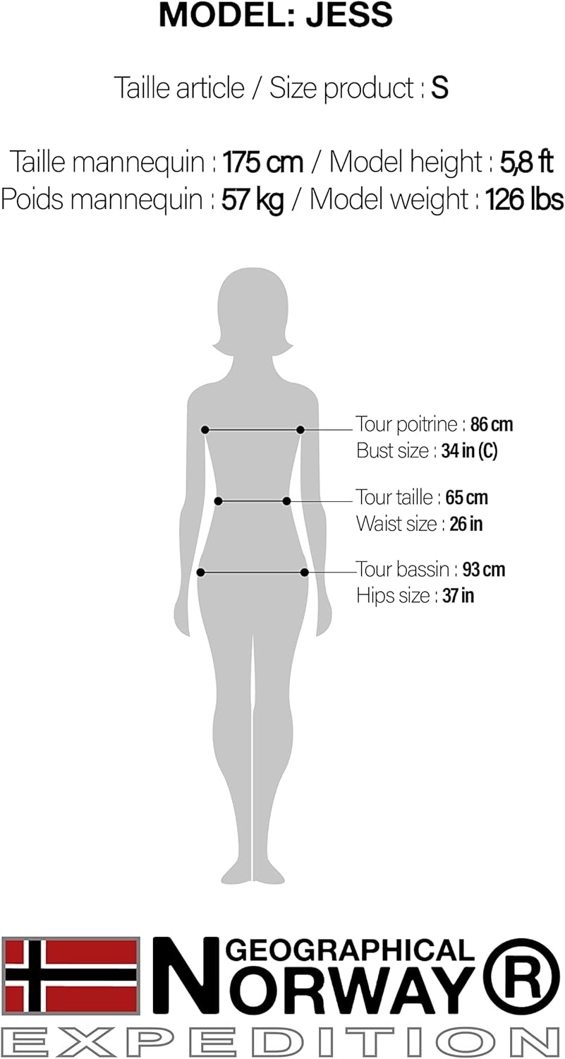 Geographical Norway Upaline Lady - Fleecejacke Damen Fine Frauen Warm Fermetur Zip - Jacke Fleece He